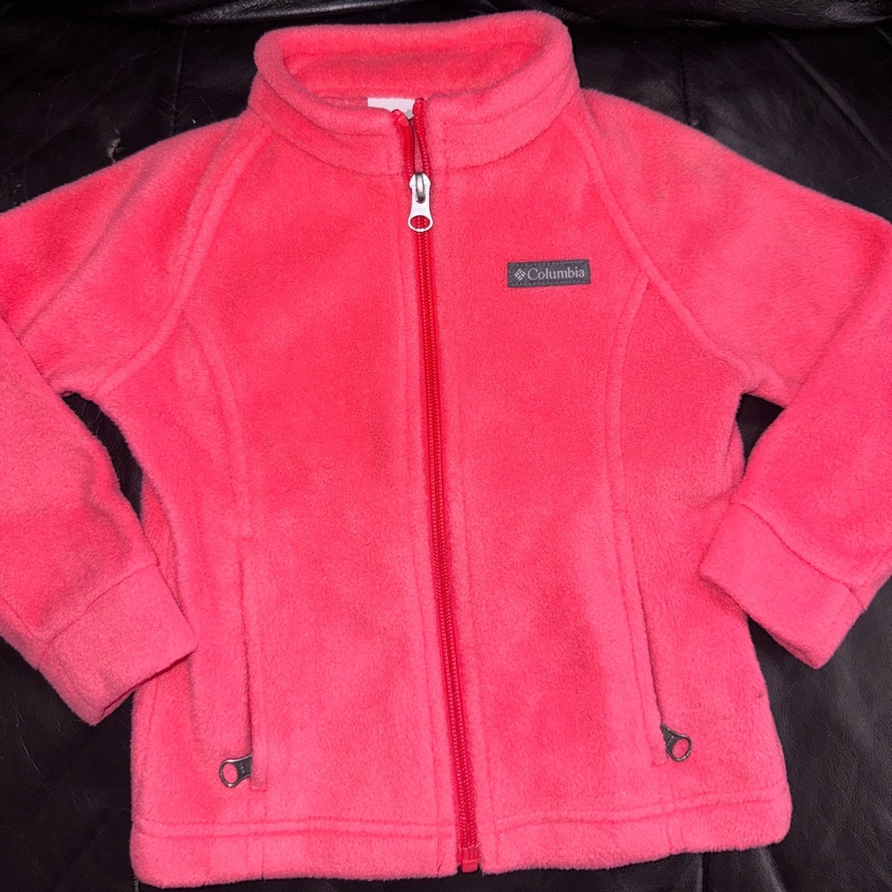 Columbia Kids' Bright Pink Fleece Jacket